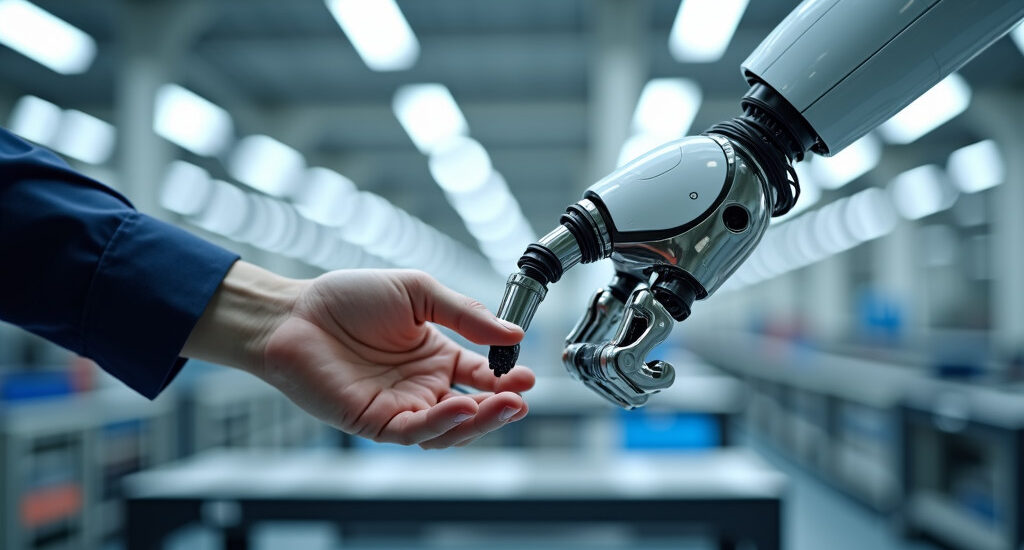 دور الأتمتة الصناعية في تقليل الأخطاء البشرية وزيادة سرعة الإنتاج بنسبة 30%.